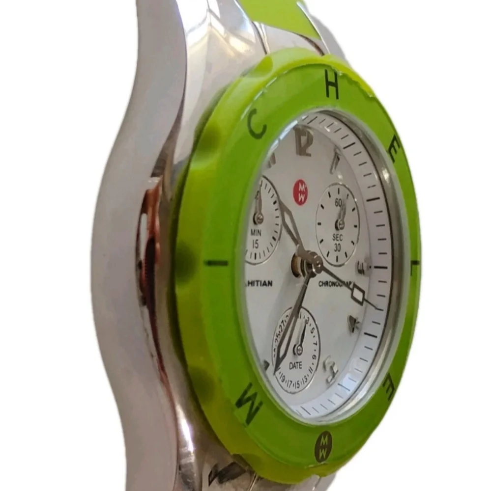 Michele Tahitian Jellybean Chronograph Watch.